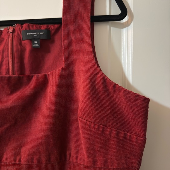 Banana Republic Burnt Orange Corduroy Mini Dress - Picture 3 of 6